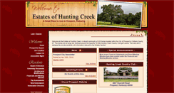 Desktop Screenshot of estatesofhuntingcreek.com