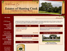 Tablet Screenshot of estatesofhuntingcreek.com